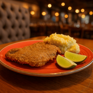 Milanesa con puré
