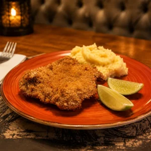 Milanesa con puré