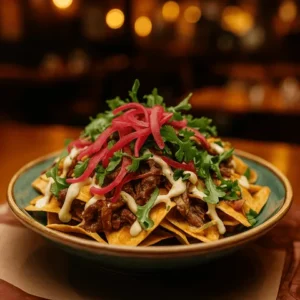 Nachos de asado