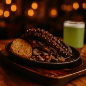 Pulpo a la parrilla