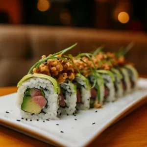 Maki avocado de atún